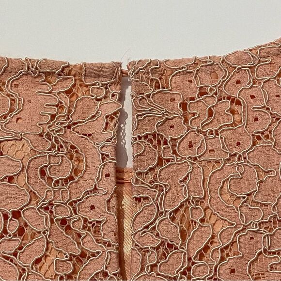 C Pink Girly Girl Sweet Lace Sheath Cocktail Mini Dress Women's Size Small - Picture 13 of 15